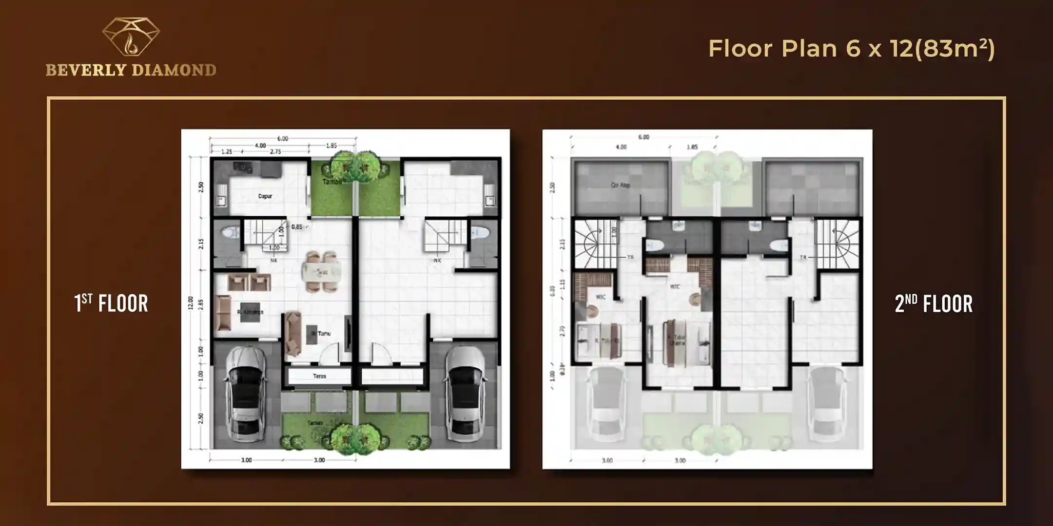 RUMAH BEVERLY DIAMOND TIPE 83