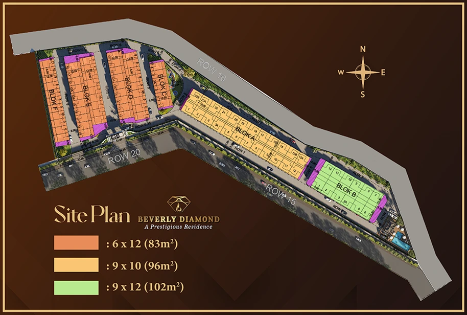 RUMAH BEVERLY DIAMOND SITE PLAN